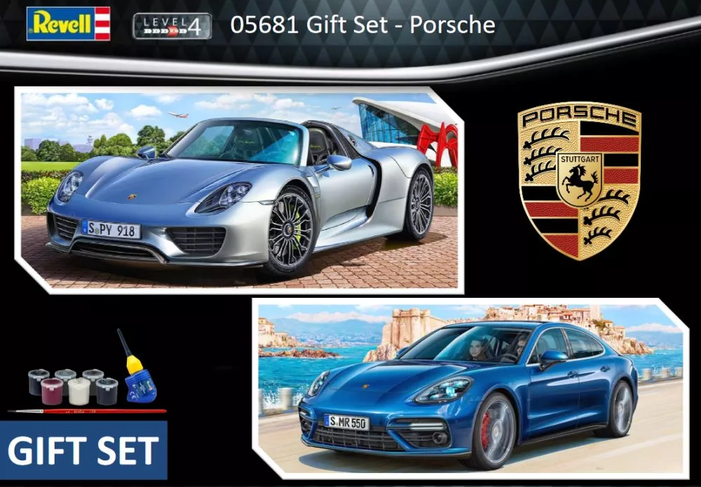 Revell - Gift Set Porsche Set